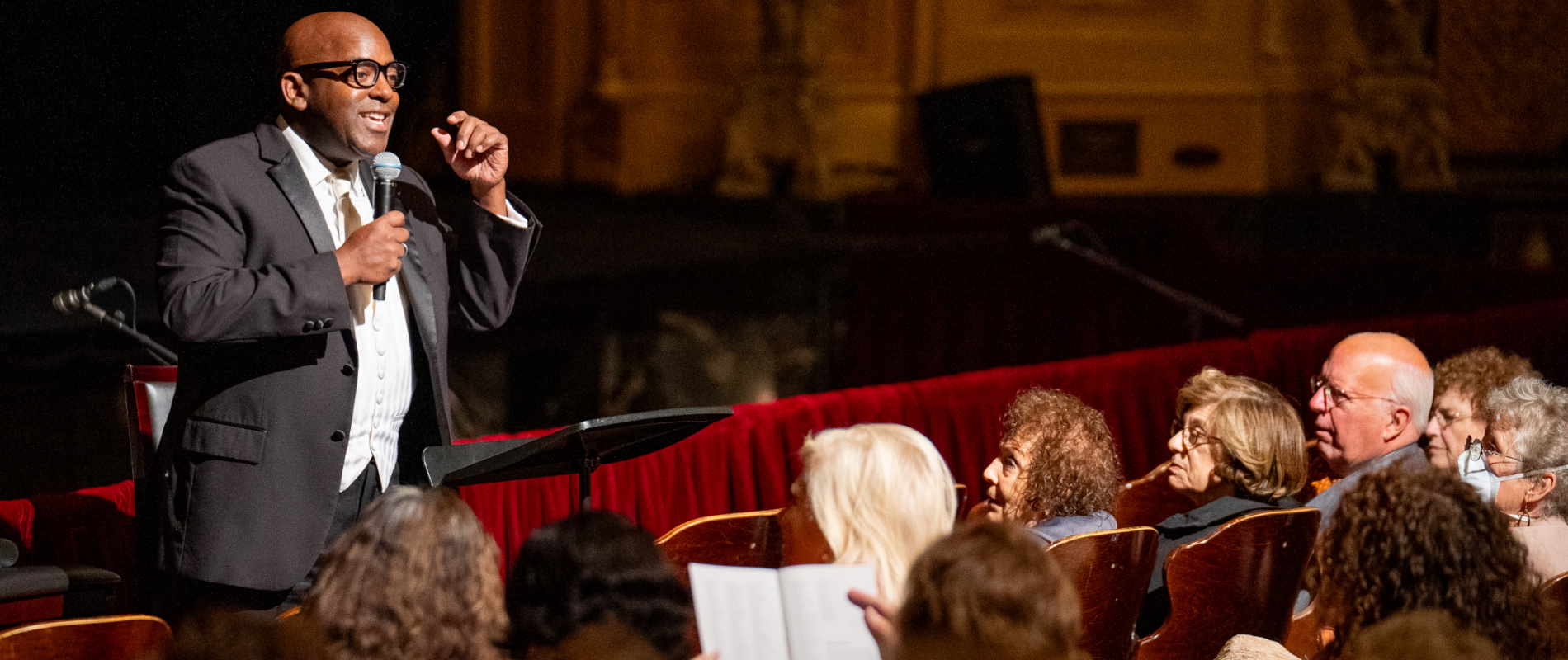 Pre-Opera Talks | photo credit: Austin Richey