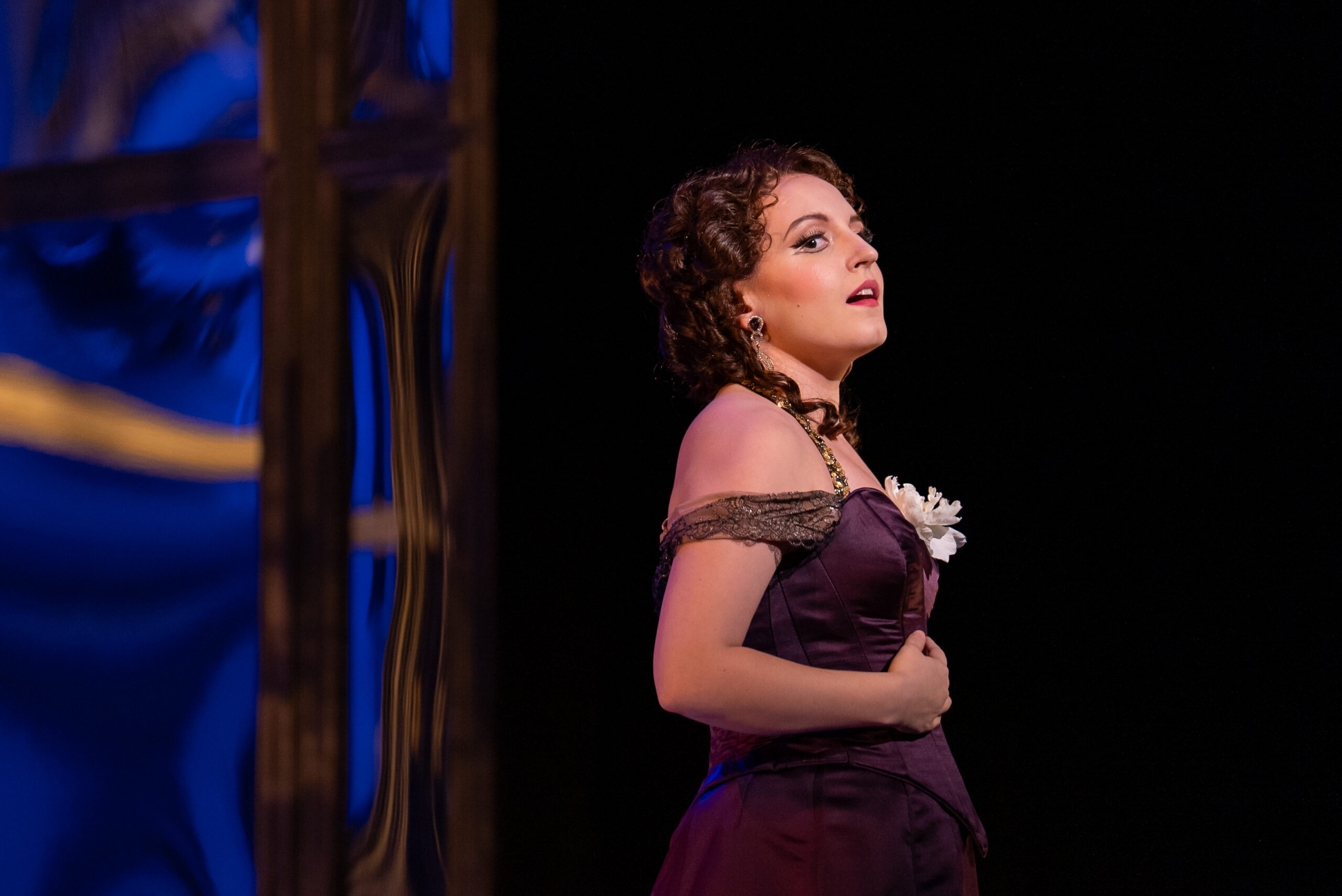 Emily Pogorelc as Violetta Valéry in La traviata