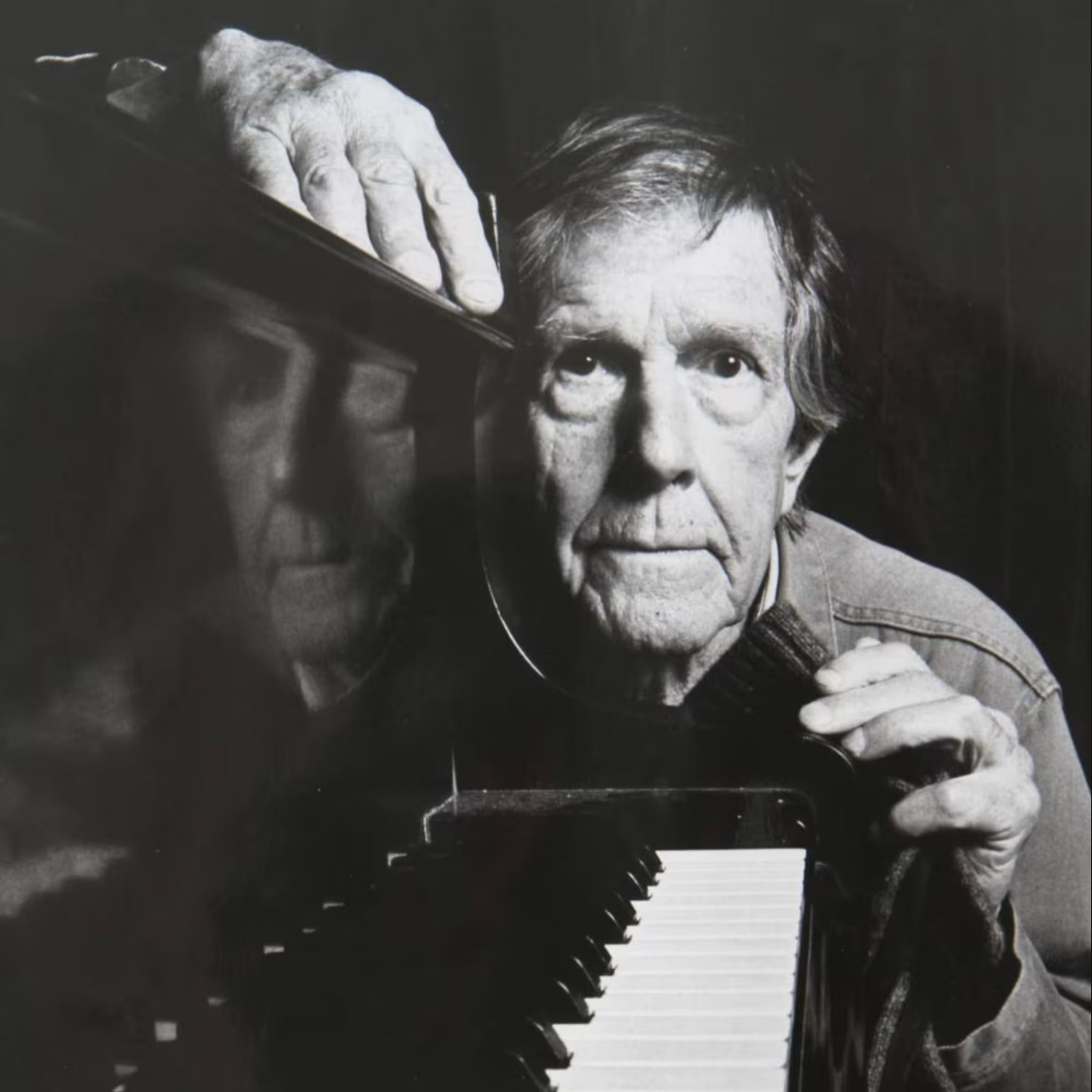 John Cage at Britain's Huddersfield Contemporary Music Festival in 1989. James Fraser/Rex Features.
